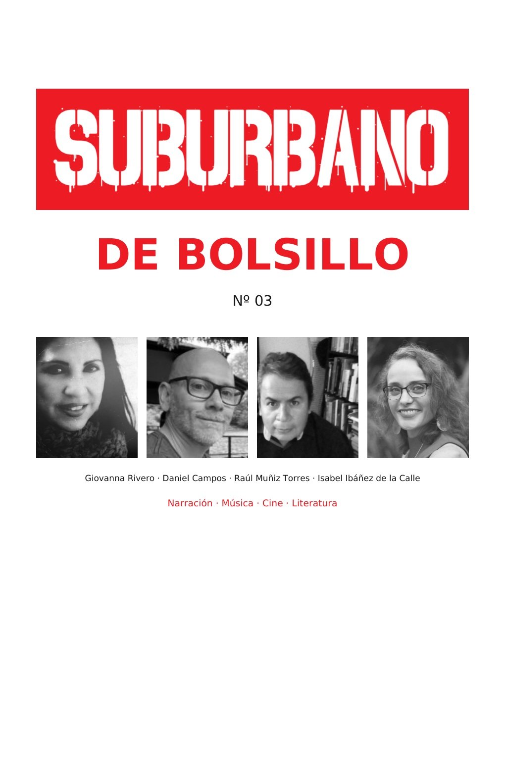 Portada de Suburbano de Bolsillo Nº 03