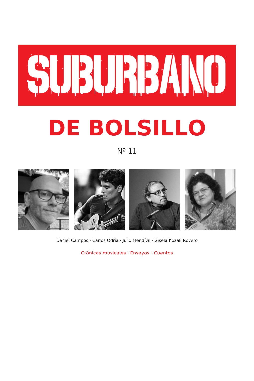 Portada de Suburbano de Bolsillo Nº 11