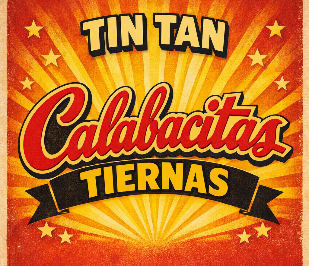 Cartel vintage de Tin Tan y Calabacitas tiernas